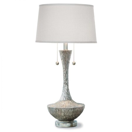 Regina Andrew Embossed Vessel Table Lamp (Ambered Silver) 13-1004
